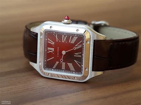 orologi cartier santos dumont|The Cartier Santos Dumont That Tells Time Backwards (You.